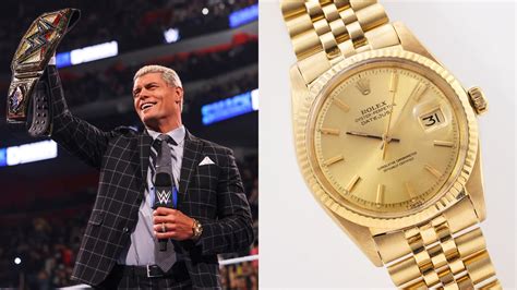 cody rhodes rolex.